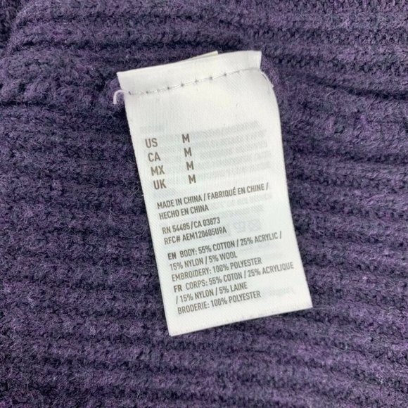 American Eagle Floral Embroidered Sweater M - Picture 9 of 12